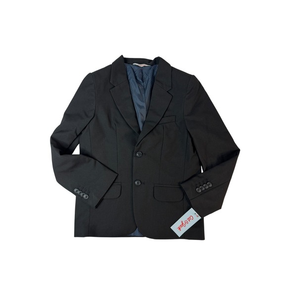 Cat & Jack Blazer Classic Dressy‎ Jacket Stylish Black Blazer Boys Size 7 NWT - Picture 1 of 4